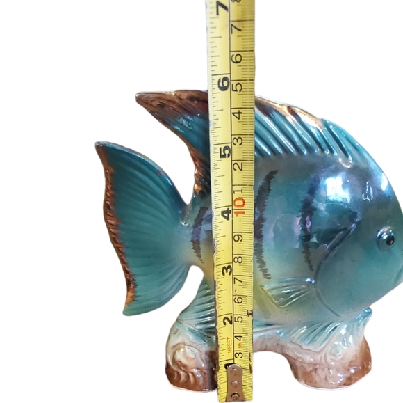 Large vintage iridescent fish figurine - Picture 5 of 5